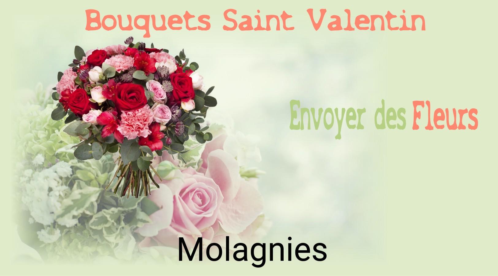 Roses de Saint-Valentin livrées à Molagnies